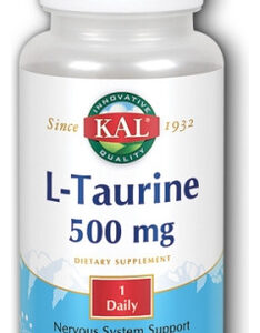 L-taurina 500 Mg 60 Comprimidos Por Kal