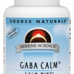 Gaba Calm Orange Flavor, 30 Tabs By Source Naturals