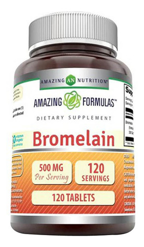 Fórmulas Incríveis: Bromelai 500 Mg 120 Comprimidos Da Amazi