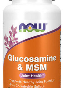 Glucosamina E Msm 750/250 Mg 60 Cápsulas Da Now Foods