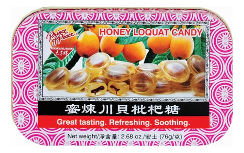 Honey Loquat Candy 76 Gm By Prince Of Peace