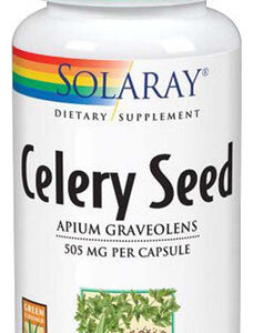Semente De Aipo 505 Mg 100 Cápsulas Da Solaray