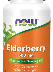 Sabugueiro 500 Mg 60 Cápsulas Vegetais Da Now Foods