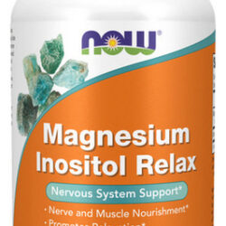Inositol De Magnésio Relax 16 Onças Da Now Foods