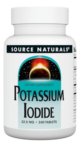 Potassium Iodide 240 Tabs By Source Naturals