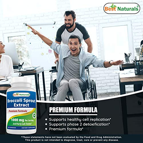 Suplemento Best Naturals: Extrato De Broto De Brócolis 1000m - Imagem 4