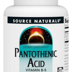 Pantothenic Acid 100 Mg 100 Tabs By Source Naturals