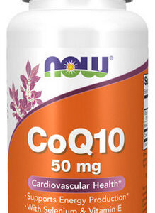 Coq10 50 Mg 100 Cápsulas Gelatinosas Da Now Foods