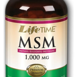 Msm 100% Puro 1000 Mg 180 Cápsulas By Life Time Nutritional