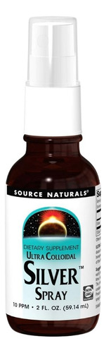 Spray De Prata Ultracoloidal Para Garganta 10 Ppm 2 Fl Oz Da