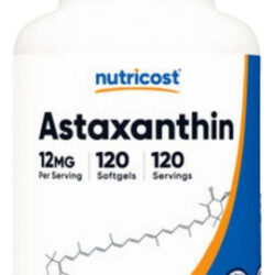 Cápsulas Gelatinosas De Astaxantina 12 Mg 120 Unidades Da Nu