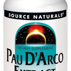 Pau D'arco Extract 500 Mg 100 Tabs By Source Naturals