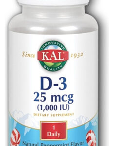 D-3 Mastigável 1.000 Ui 100 Mastigáveis Por Kal