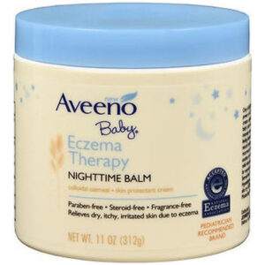 Bálsamo Noturno Para Terapia De Eczema Para Bebês De 11 Onça