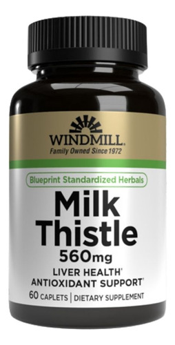 Cardo Mariano 560 Mg 60 Comprimidos Da Windmill Health