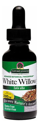 Casca De Salgueiro Branco 1 Onça Da Nature's Answer