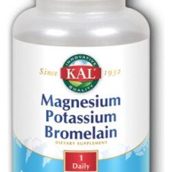 Bromelaína De Magnésio E Potássio 60 Comprimidos Da Kal