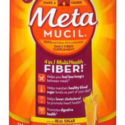 Amucil Multihealth Fiber Em Pó Orange Smooth Orange 48,2 Onç
