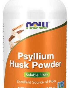 Pó De Casca De Psyllium Em Pó De 12 Onças. Por Now Foods