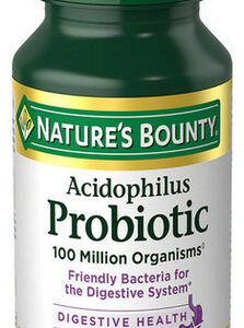 Nature's Bounty Acidophilus 120 Cápsulas Da Nature's Bounty