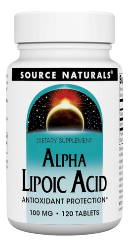 Alpha-lipoic Acid 100 Mg 120 Tabs By Source Naturals