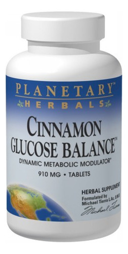 Cinnamon Glucose Balance 180 Comprimidos Da Planetary Herbal
