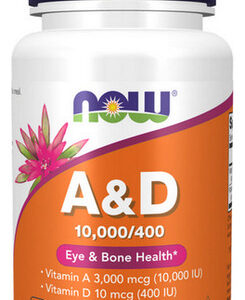 Vitamina A E D 10000/400 100 Géis Da Now Foods