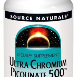 Ultra Chromium Picolinate 500 Mcg 60 Tabs By Source Naturals
