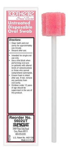 Oral Swabstick Box Of 250 Da Sage