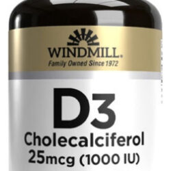 Vitamina D 1000 Ui (100 Unidades) Da Windmill Health