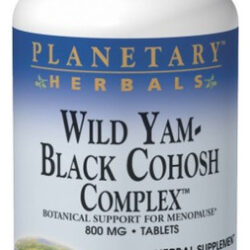 Complexo Wild Yam-black Cohosh 120 Comprimidos Da Planetary