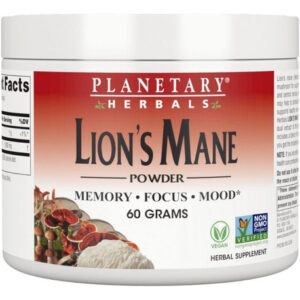 Lion's Mane Capsules 60 Grams By Planetary Herbals