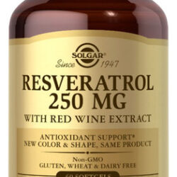 Resveratrol Com Extrato De Vinho Tinto 250 Mg 60 S Em Géis D