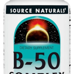 B-50 Complex 50 Mg 50 Tabs By Source Naturals