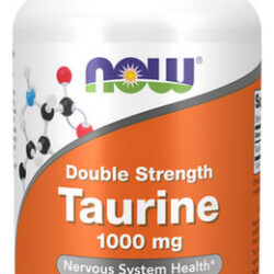 Taurina 1000 Mg 100 Cápsulas Vegetais Da Now Foods