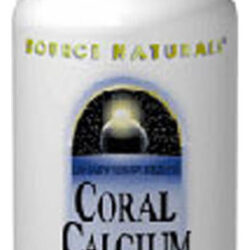 Pó De Cálcio Coral De 8 Onças Da Source Naturals
