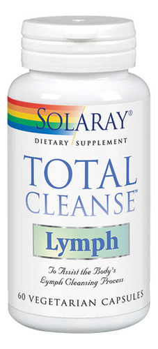 Total Cleanse Lymph 60 Veg Caps By Solaray