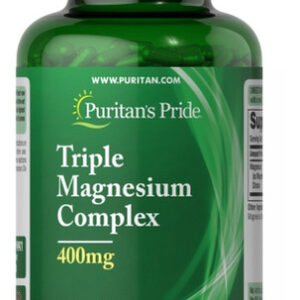 Complexo Triplo De Magnésio 400 Mg 400 Mg 120 Cápsulas Da Pu