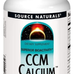 Ccm Calcium 120 Tabs By Source Naturals