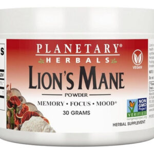 Lion's Mane Capsules 30 Grams By Planetary Herbals