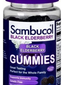 Black Elderberry Gummies 30 Count By Sambucol