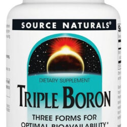 Triple Boron 3 Mg 100 Caps By Source Naturals
