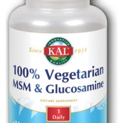 Msm 100% Vegetariano E Glucosamina 60 Comprimidos Da Kal