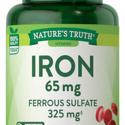 Comprimidos Revestidos Com Sulfato Ferroso De Ferro 65 Mg 12
