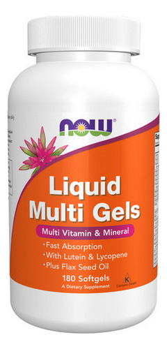 Multigel Líquido (180 Cápsulas Gelatinosas) Da Now Foods