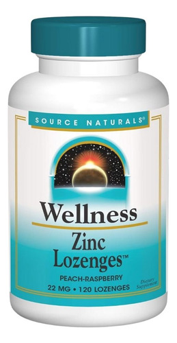 Wellness Zinc Lozenges 120 Tabs By Source Naturals