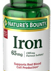 Sulfato Ferroso De Ferro 65 Mg 100 Comprimidos Da Nature's B