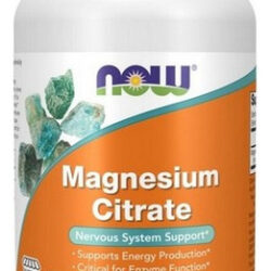 Citrato De Magnésio 180 Cápsulas Vegetais Da Now Foods