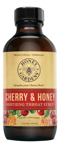 Cherry Honey Syrup 4 Oz By Honey Gardens