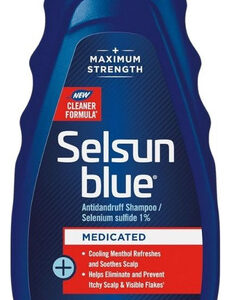 Shampoo Medicamentoso Para Caspa De 11 Onças Da Selsun Blue